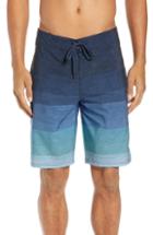 Men's Travis Mathew Seegrid Fit Board Shorts, Size 33 - Blue