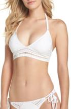 Women's Robin Piccone Clarissa Halter Bikini Top - White