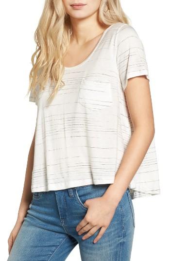 Women's Lush Marled Swing Tee - Ivory