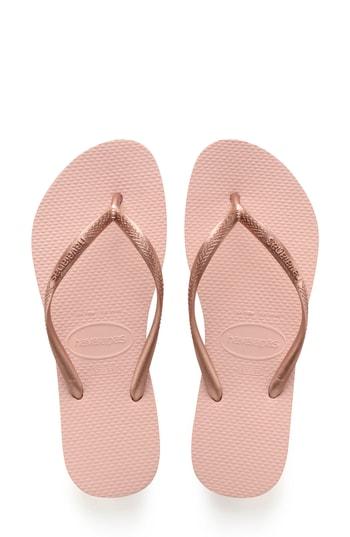 Women's Havaianas 'slim' Flip Flop /38 Br - Pink