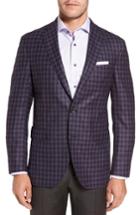 Men's David Donahue Ashton Classic Fit Check Wool Sport Coat