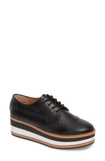 Women's Steve Madden Greco Platform Oxford M - Black