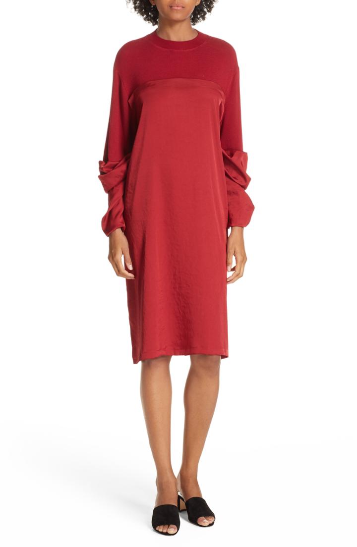 Women's Clu Mixed Media Shift Dress