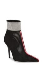 Women's Jeffrey Campbell 2nd Base Embellished Knit Bootie M - Black