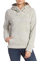 Women's The North Face Crescent Hooded Pullover, Size - Ivory