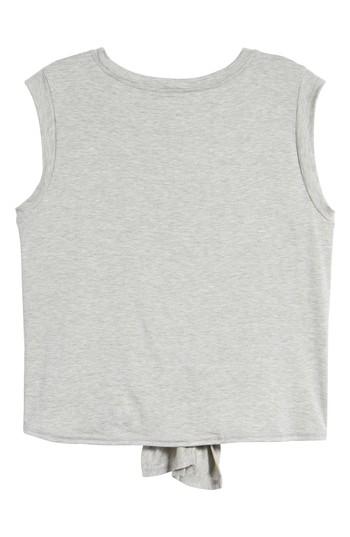 Women's Caslon Tie Back Tank, Size - Grey