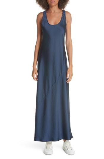 Women's Elizabeth And James Malta Satin Tank Dress - Blue