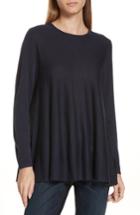 Women's Eileen Fisher Tencel Lyocell & Silk Sweater - Blue