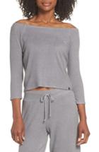 Women's Joe's Off The Shoulder Crop Top - Grey