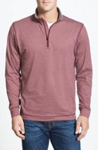 Men's Cutter & Buck 'topspin' Drytec Half Zip Pullover, Size - Red (online Only)