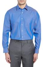 Men's Nordstrom Men's Shop Traditional Fit Non-iron Dress Shirt - 35 - Blue
