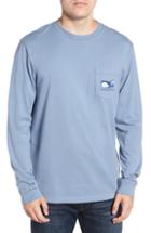 Men's Vineyard Vines Vampire Whale Pocket T-shirt, Size - Blue