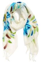 Women's La Fiorentina Floral Wool Scarf