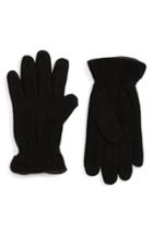 Men's Nordstrom Men's Shop Suede Thermolite Gloves /x-large - Black