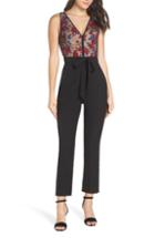 Women's Harlyn Floral Embroidered Jumpsuit - Black
