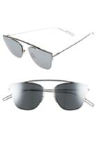 Men's Dior Homme 57mm Semi Rimless Sunglasses - Palladium