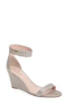 Women's Kate Spade New York 'ronia' Wedge Sandal .5 M - Metallic