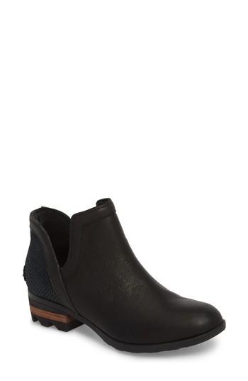 Women's Sorel Lolla Cutout Bootie M - Black