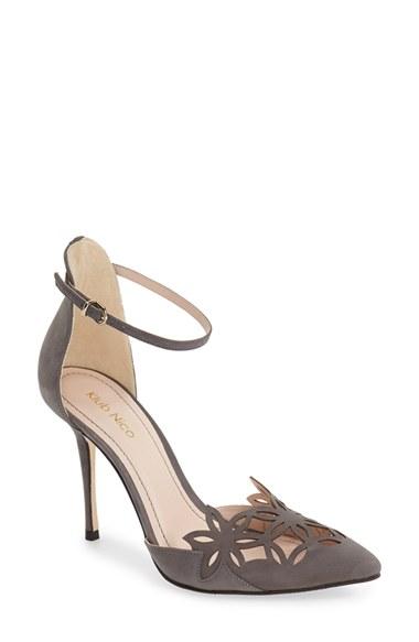 Women's Klub Nico 'romea' Pointy Toe Pump M - Grey
