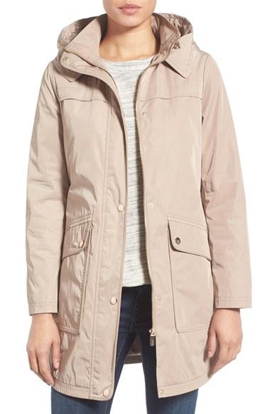 Women's Eliza J Water Repellent Hooded Parka