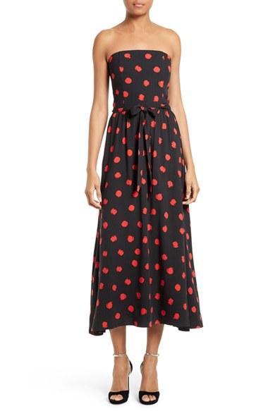 Women's Alice + Olivia Belva Midi Dress