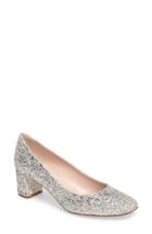 Women's Kate Spade New York 'dolores' Block Heel Pump .5 M - Metallic