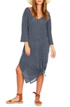 Women's Amuse Society Morning Fog Midi Dress /small - Blue