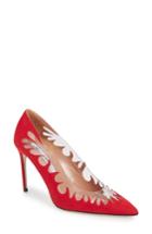 Women's Brian Atwood Victory Cutout Pointy Toe Pump .5us / 36.5eu - Red
