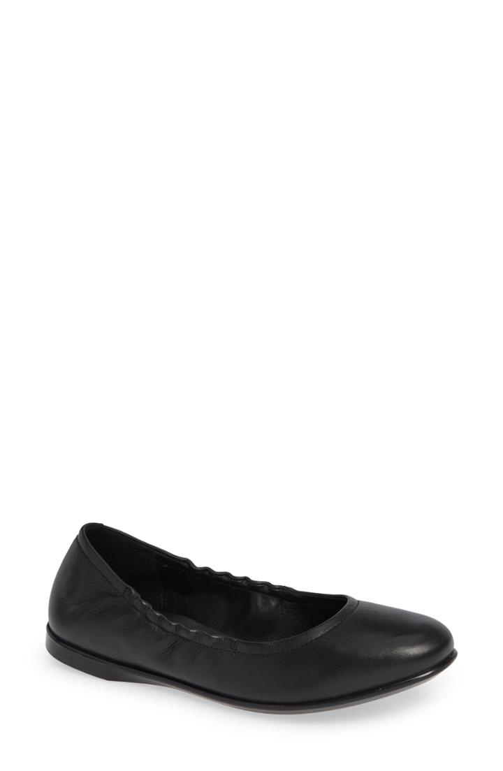 Women's Ecco Incise Enchant Ballet Flat -10.5us / 41eu - Black