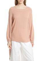 Women's Vince Scrunch Sleeve Cashmere Sweater - Pink