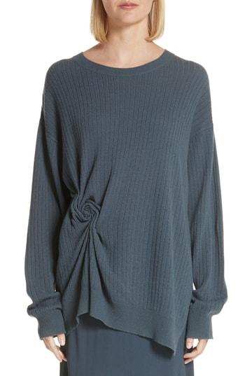 Women's Sies Marjan Twist Detail Cashmere Sweater - Grey