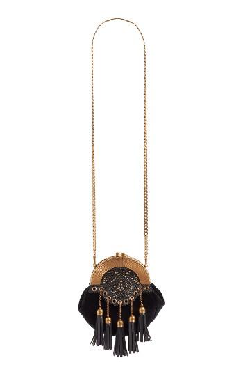 Miu Miu Calfskin Leather Crossbody Bag - Black