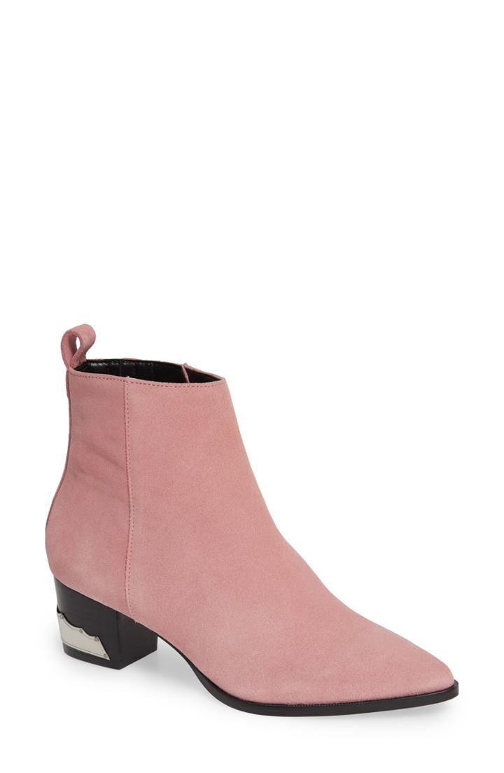 Women's Topshop Memo Ankle Bootie .5us / 35eu M - Pink