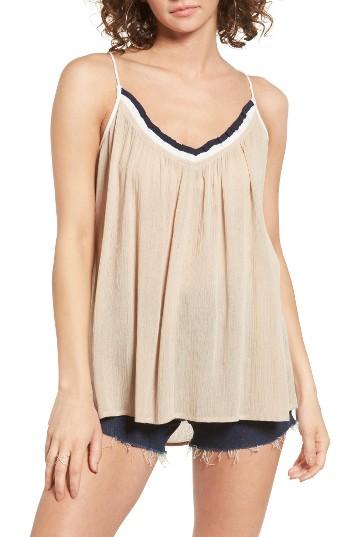 Women's Elodie Tassel Back Tank - Beige