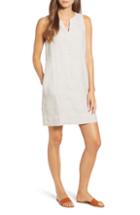 Women's Tommy Bahama Sea Glass Linen Shift Dress - Beige