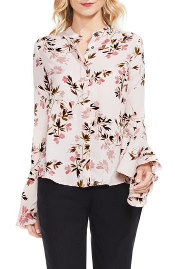Women's Vince Camuto Timeless Bouquet Crepe Blouse - Pink