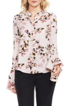 Women's Vince Camuto Timeless Bouquet Crepe Blouse - Pink