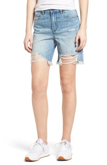 Women's Blanknyc Ripped Denim Shorts - Blue