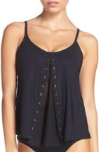 Women's Amoressa Heavy Metals Underwire Tankini Top