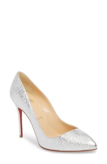 Women's Christian Louboutin Corneille Metallic Pump .5us / 36.5eu - Metallic