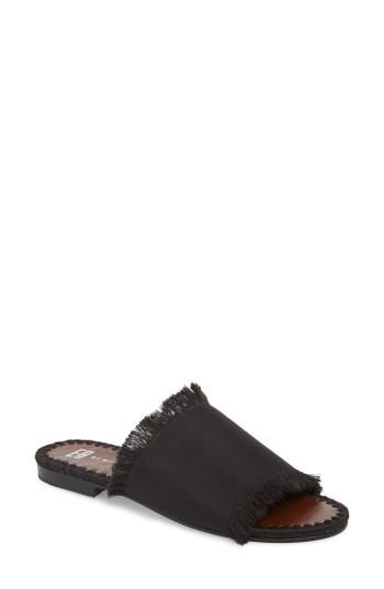 Women's E8 By Miista Tavie Fringed Slide Sandal .5us / 36eu - Black