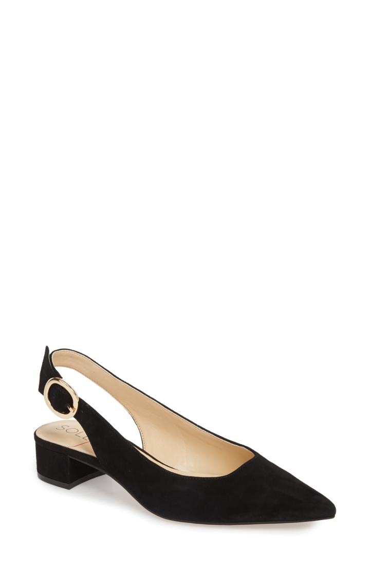Women's Sole Society Mariol Slingback Pump M - Black
