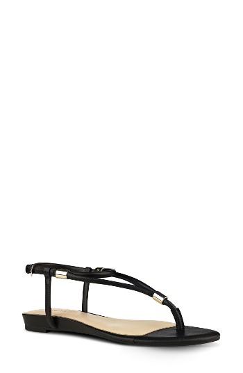 Women's Nine West Rivers Sandal .5 M - Black