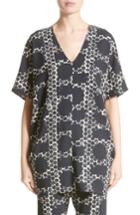 Women's Zero + Maria Cornejo Block Print Tunic - Black