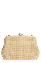 La Regale Crystal Mesh Frame Clutch -