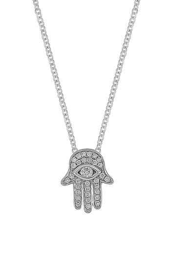 Women's Bony Levy Hamsa Diamond Pendant Necklace (nordstrom Exclusive)
