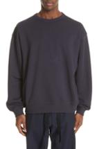 Men's Dries Van Noten Haston Oversize Sweatshirt - Blue