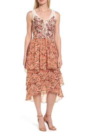 Women's Kobi Halperin Jolene Tiered Midi Dress