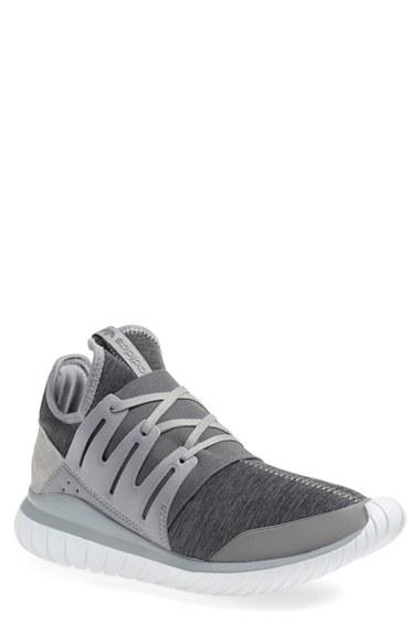 Men's Adidas 'tubular Radial' Sneaker .5 M - Grey