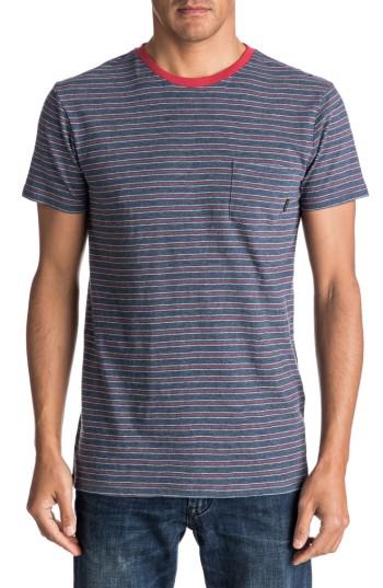 Men's Quiksilver Dumaran Stripe Pocket T-shirt